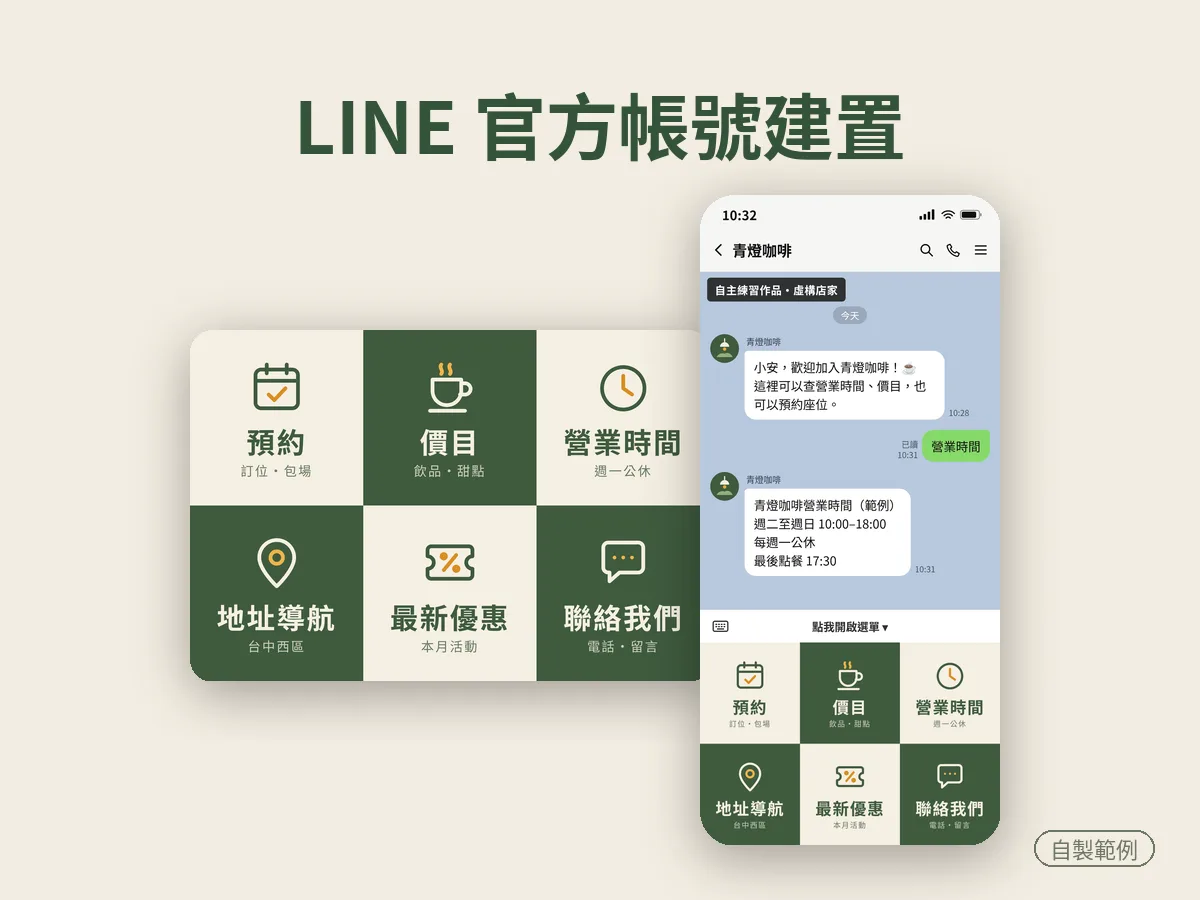The LINE service cover attached to proposal B.